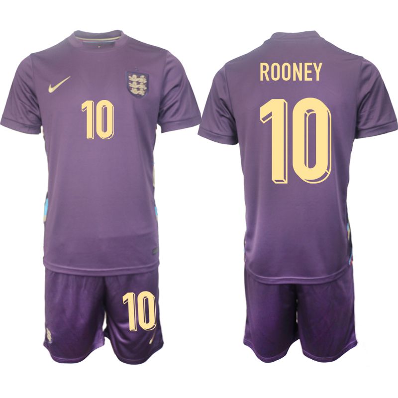 Men 2024-2025 Season England away purple #10 Soccer Jersey->->Soccer Country Jersey